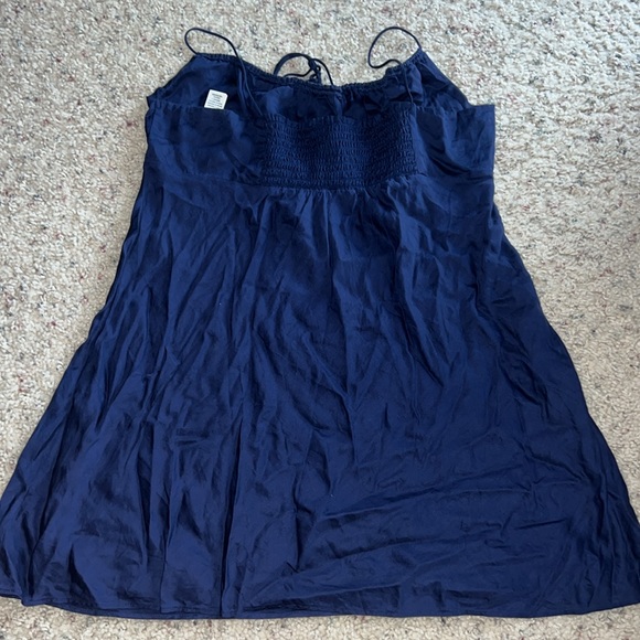 Vintage Pink Elegant Navy Blue Women's Top Size XL - Picture 4 of 4